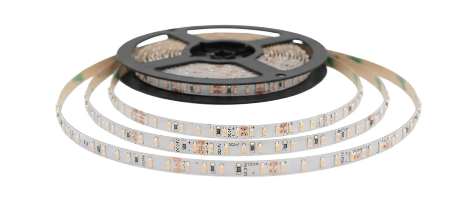 LED pásek SLIM 1808 24V 5W/m teplá bílá 3000K CRI 97 šířka 4 mm na kotouči 5 metrů IP20